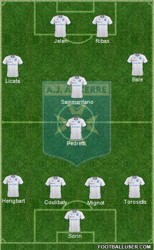 A.J. Auxerre Formation 2010