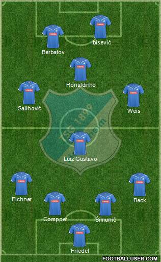 TSG 1899 Hoffenheim Formation 2010