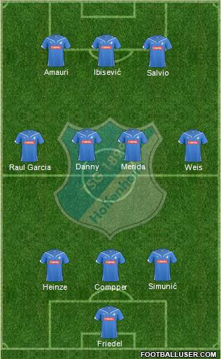 TSG 1899 Hoffenheim Formation 2010