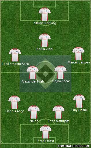 Hamburger SV Formation 2010