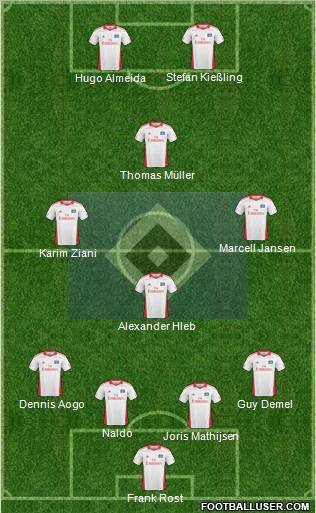 Hamburger SV Formation 2010