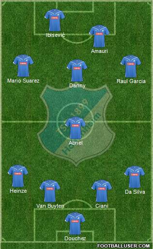 TSG 1899 Hoffenheim Formation 2010