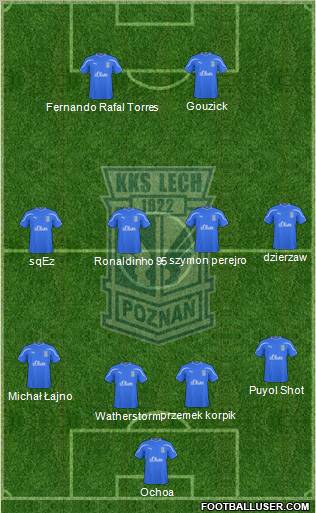 Lech Poznan Formation 2010