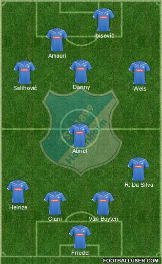 TSG 1899 Hoffenheim Formation 2010