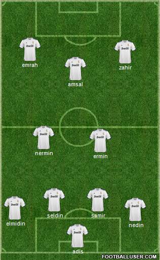 R. Madrid Castilla Formation 2010