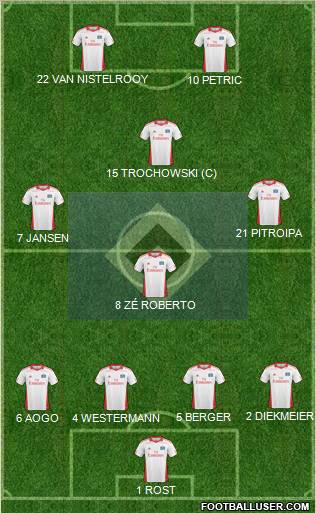 Hamburger SV Formation 2010