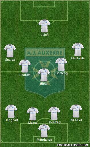 A.J. Auxerre Formation 2010