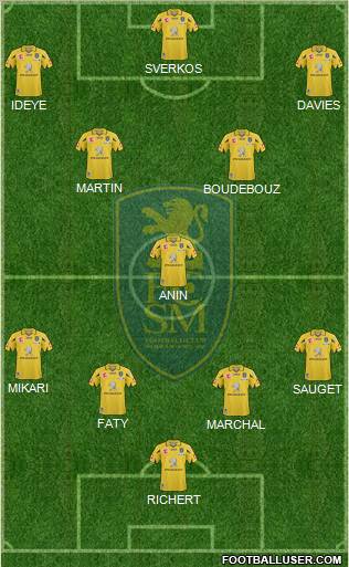 FC Sochaux-Montbéliard Formation 2010