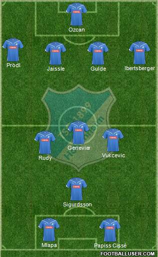 TSG 1899 Hoffenheim Formation 2010