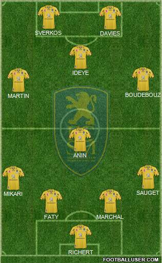 FC Sochaux-Montbéliard Formation 2010