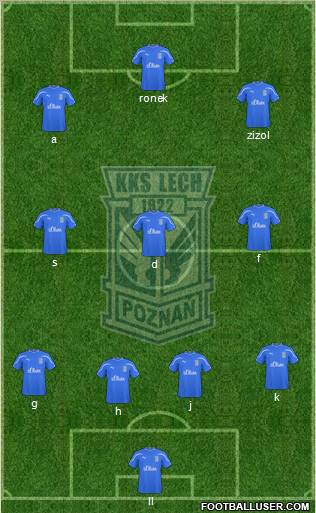 Lech Poznan Formation 2010