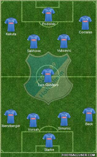 TSG 1899 Hoffenheim Formation 2010