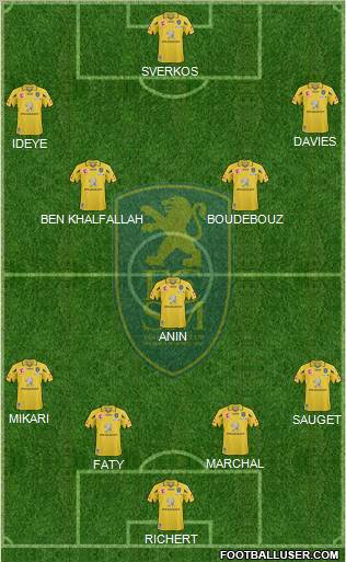 FC Sochaux-Montbéliard Formation 2010