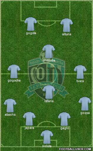 Dinamo Tbilisi Formation 2011