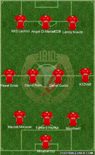 Widzew Lodz Formation 2011