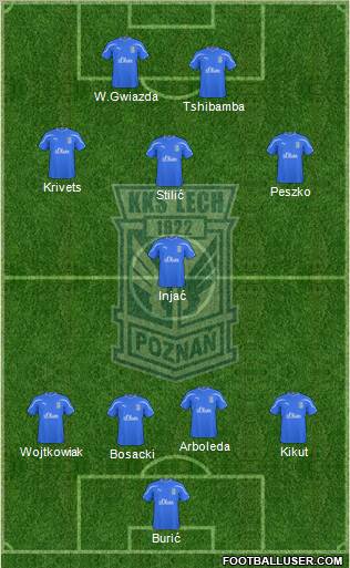 Lech Poznan Formation 2011