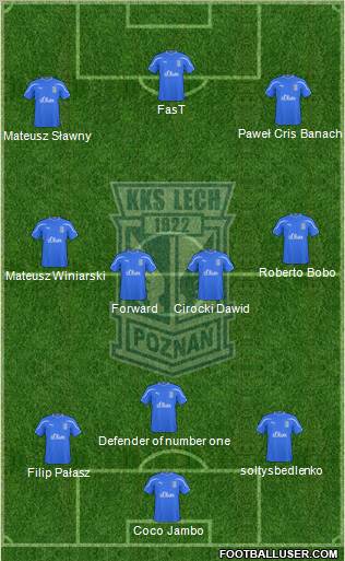 Lech Poznan Formation 2011