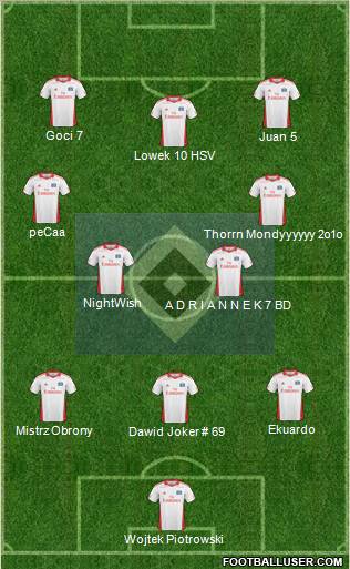 Hamburger SV Formation 2011