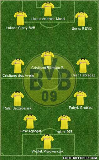 Borussia Dortmund Formation 2011