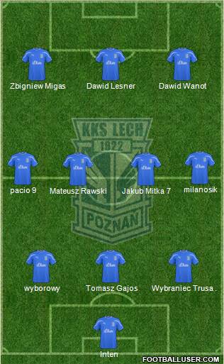 Lech Poznan Formation 2011