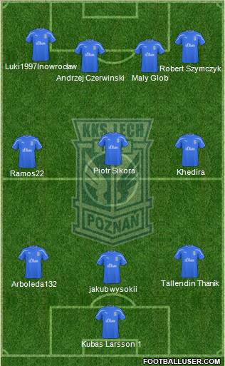 Lech Poznan Formation 2011