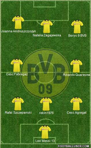 Borussia Dortmund Formation 2011