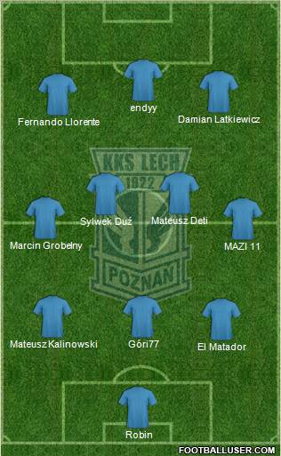 Lech Poznan Formation 2011