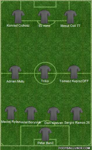 Tottenham Hotspur Formation 2011