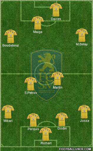 FC Sochaux-Montbéliard Formation 2011