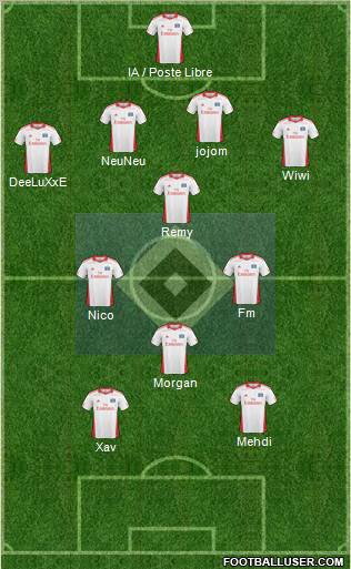 Hamburger SV Formation 2011