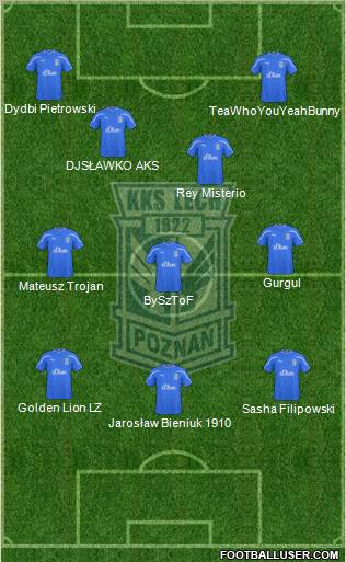 Lech Poznan Formation 2011