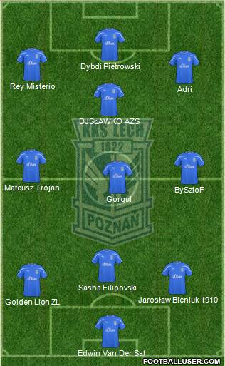 Lech Poznan Formation 2011