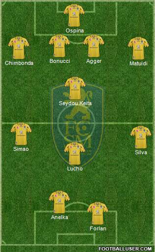 FC Sochaux-Montbéliard Formation 2011