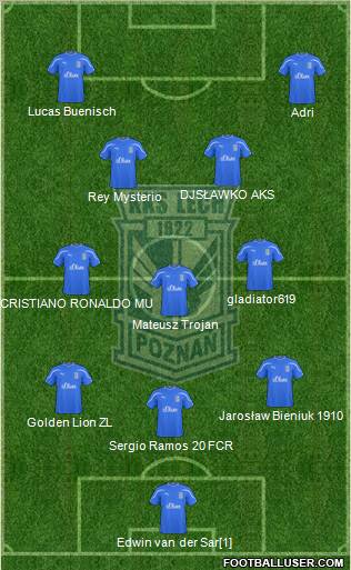 Lech Poznan Formation 2011