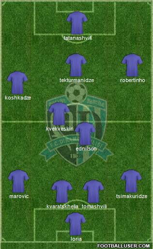 Dinamo Tbilisi Formation 2011