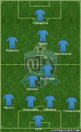 Dinamo Tbilisi Formation 2011