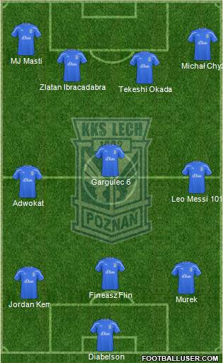 Lech Poznan Formation 2011