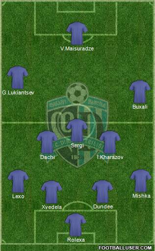 Dinamo Tbilisi Formation 2011