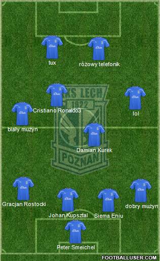 Lech Poznan Formation 2011