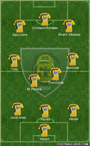 GKS Katowice Formation 2011