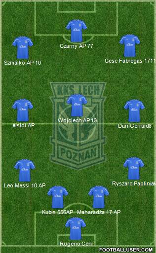 Lech Poznan Formation 2011