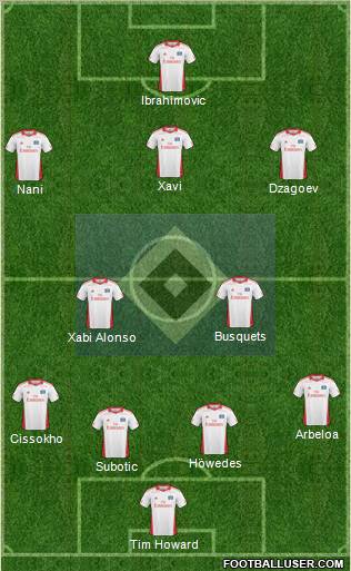 Hamburger SV Formation 2011