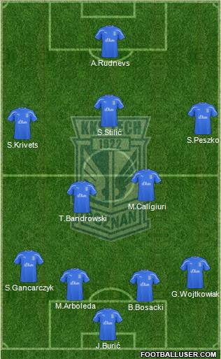 Lech Poznan Formation 2011