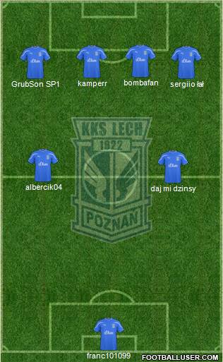 Lech Poznan Formation 2011