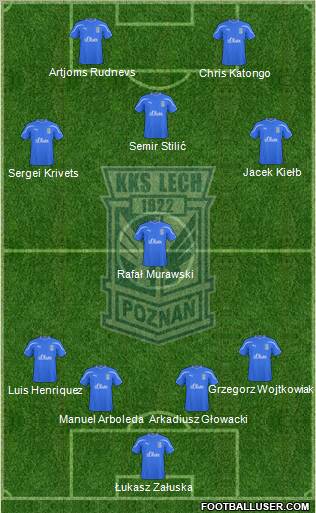 Lech Poznan Formation 2011