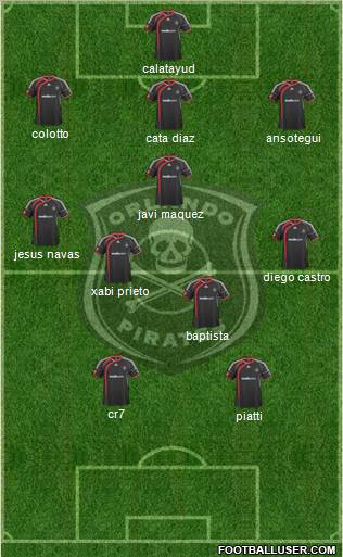 Orlando Pirates Formation 2011