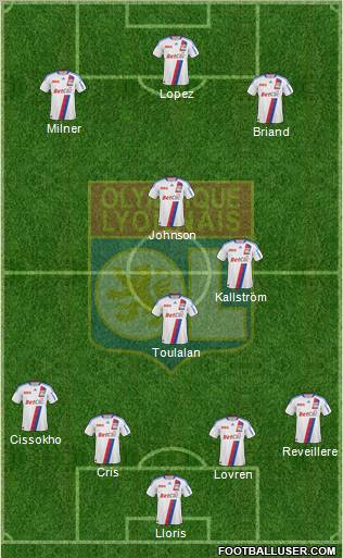 Olympique Lyonnais Formation 2011