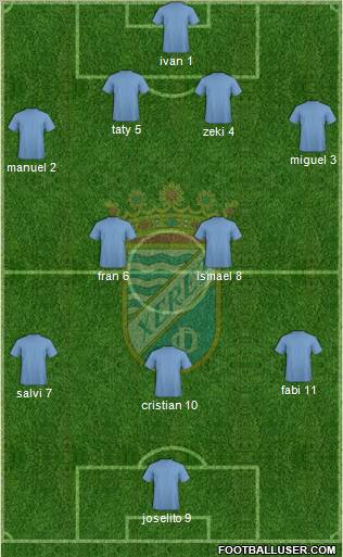 Xerez C.D., S.A.D. Formation 2011