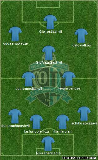 Dinamo Tbilisi Formation 2011