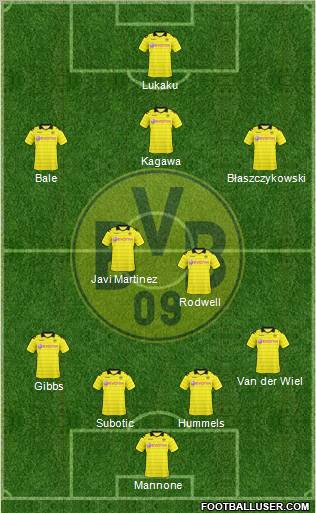 Borussia Dortmund Formation 2011